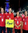 آتش نشانان فولاد خراسان درنخستین چالش استاندارد آتش‌نشانان کشور